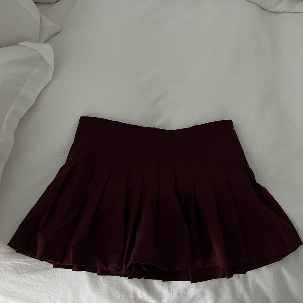 Zara Deep Burgundy Skirt